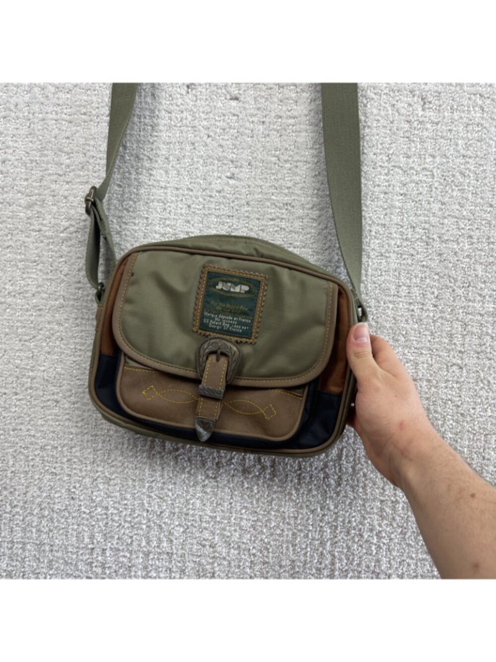 Jump Paris Shoulder Bag Crossbody heritage Outdoor Gorpcore Euro Utility - Picture 6 of 12